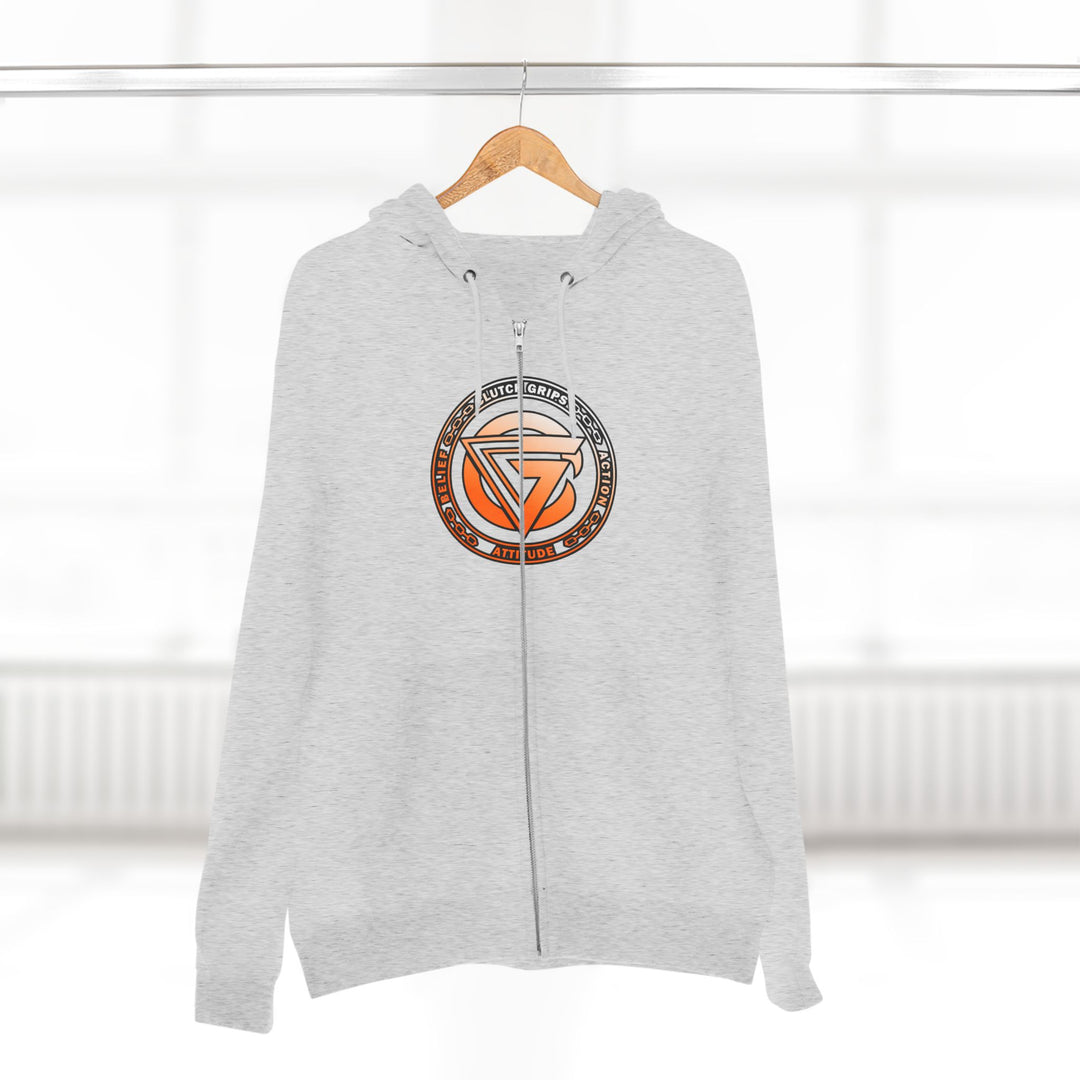 CG APE VS ZILLA ORANGE WHITE FADE /READY FOR WAR ZIP UP