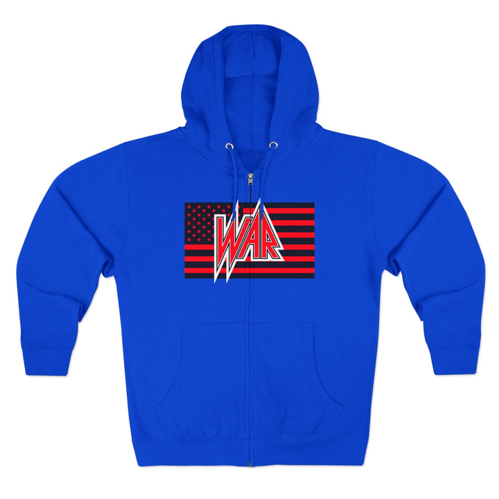 CG  NAVY SEAL TRIBUTE  RIP RED BLACK /AMERICAN BADASS ZIP UP