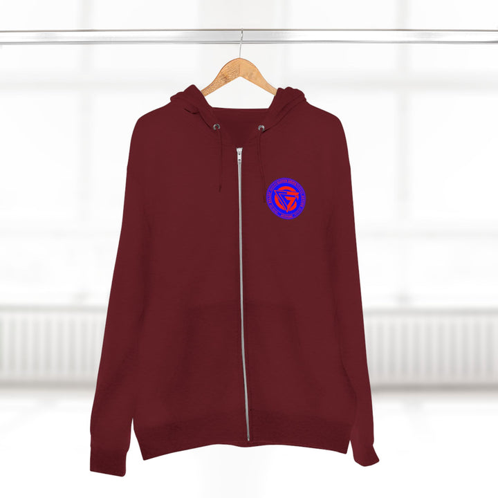 MAC SNAP RED BLUE /LIFT OR DIE ZIP UP