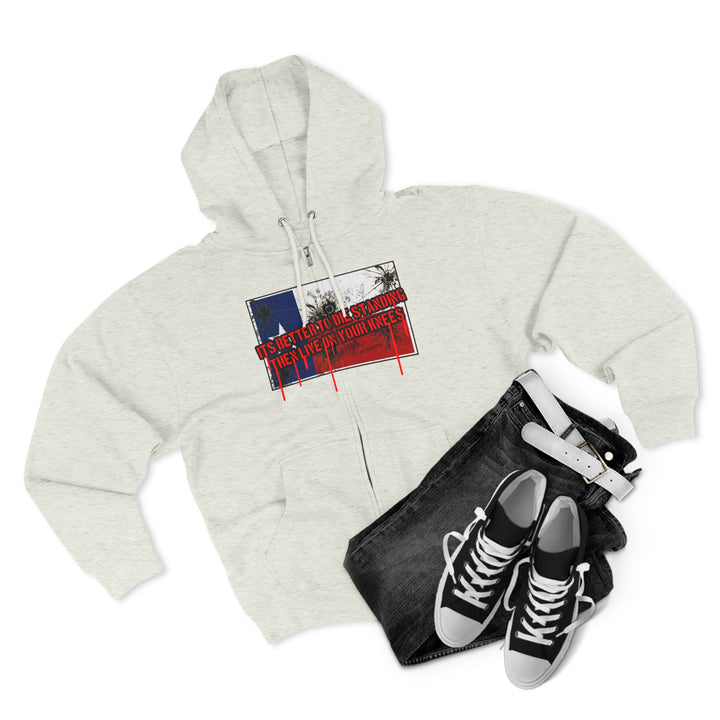 CG ANGRY DOG LONE STAR TEXAS STYLE /LIFT OR DIE ZIP UP