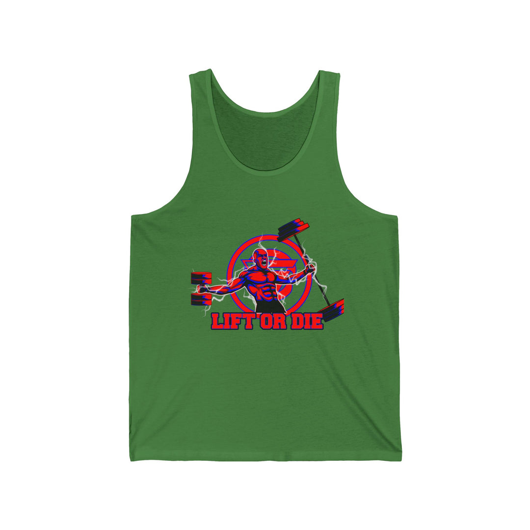 CG SPARTAN RED BLUE/LIFT OR DIE