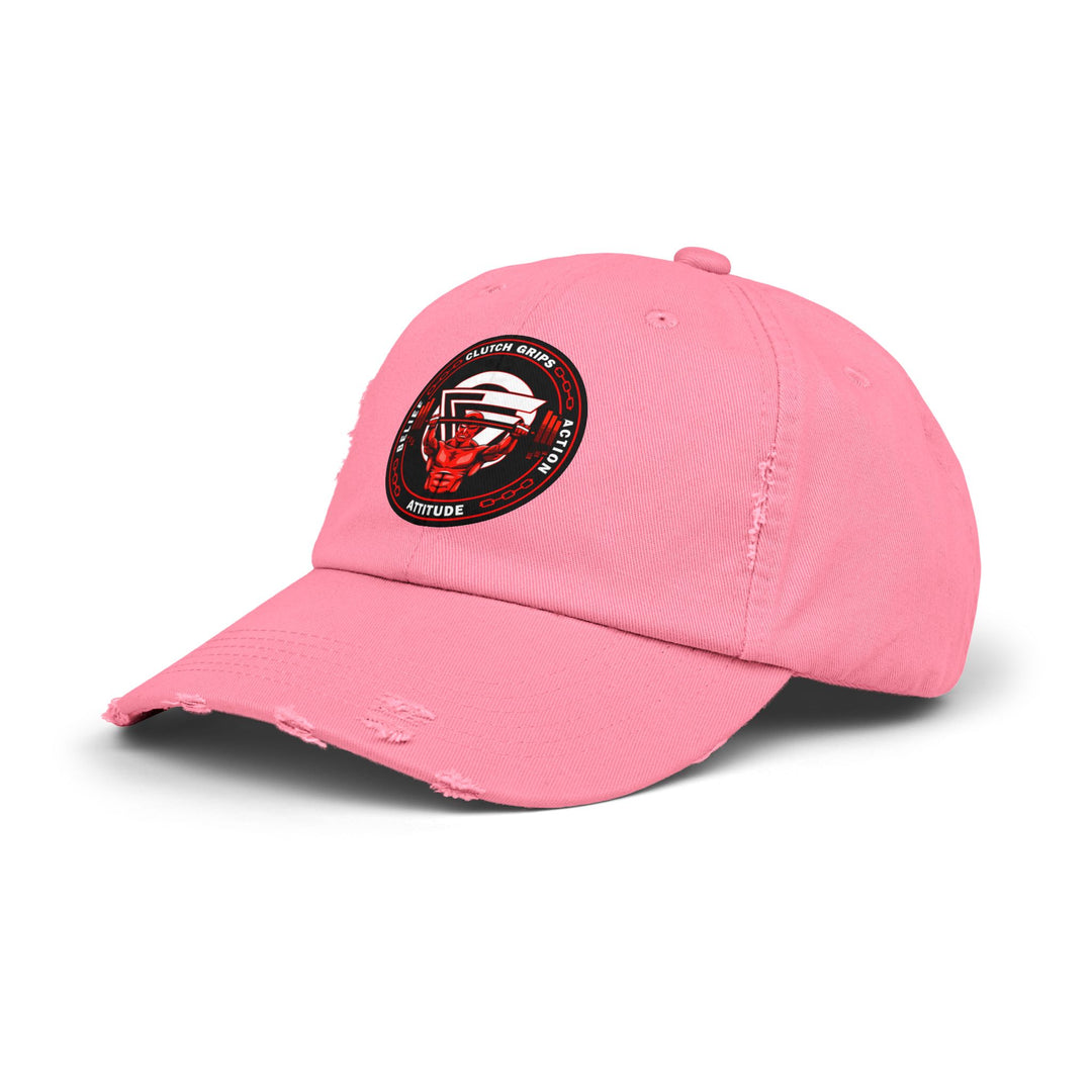 CG ENTER THE MAC RED BLACK WHITE BELIEF ATTITUDE ACTION CAP