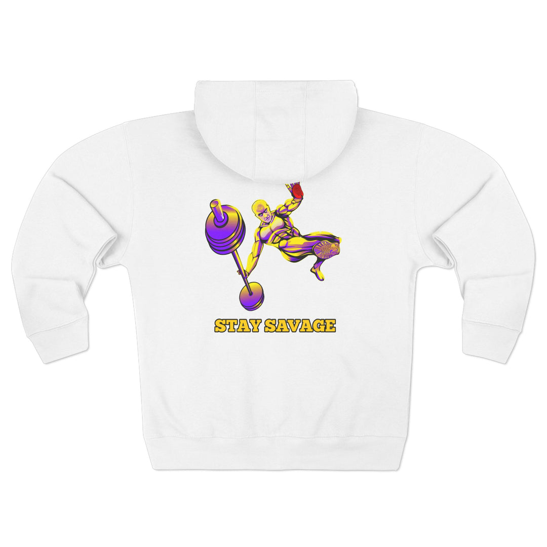 CG MAC JUMP PURPLE GOLD /STAY SAVAGE ZIP UP