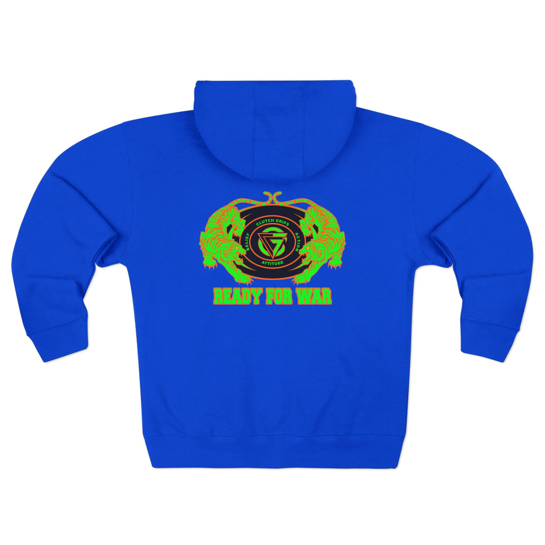 CG TIGER VS TIGER GREEN ORANGE /READY FOR WAR ZIP UP