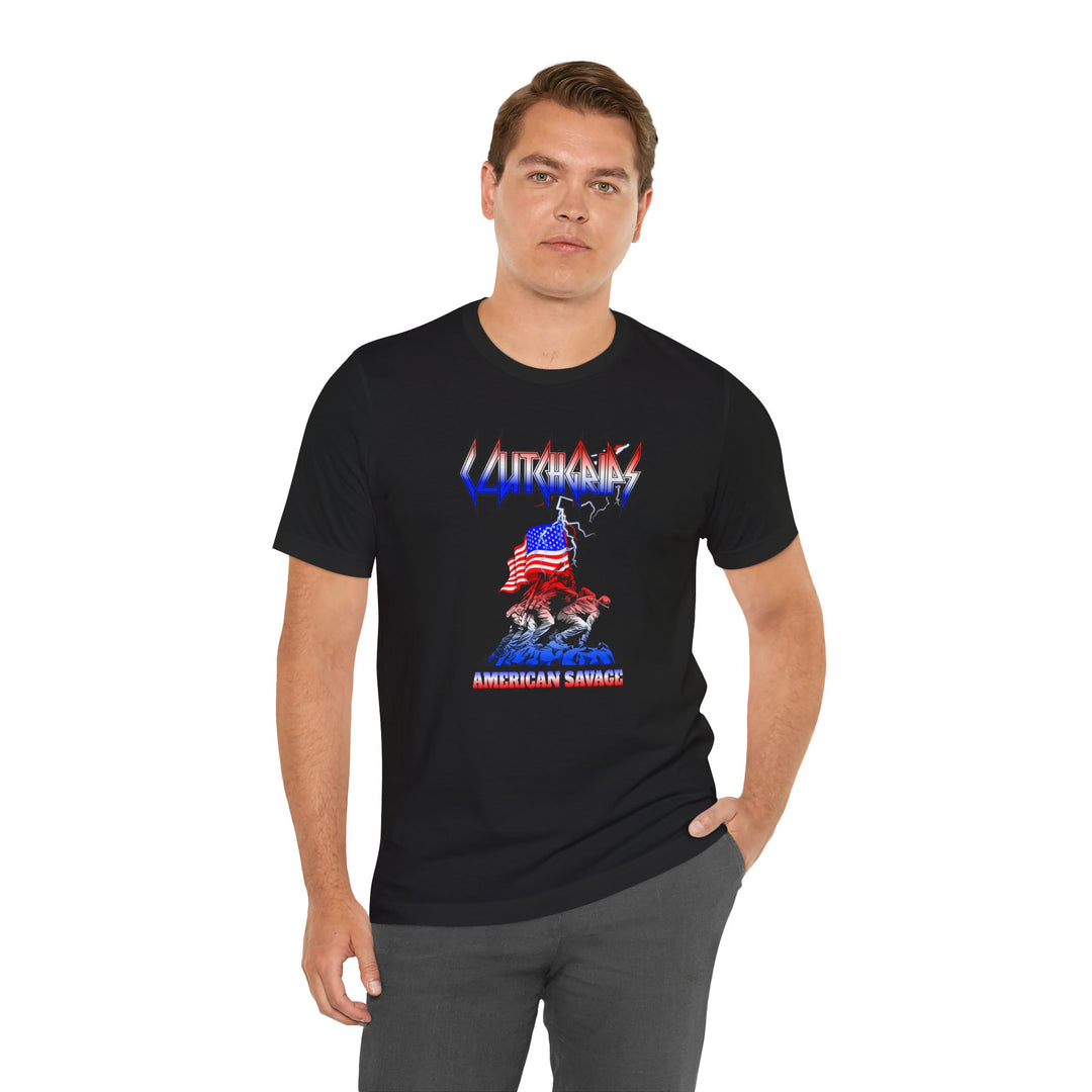 CG PATRIOT FREEDOM SHIRT RED WHITE BLUE FADE /AMERICAN SAVAGE