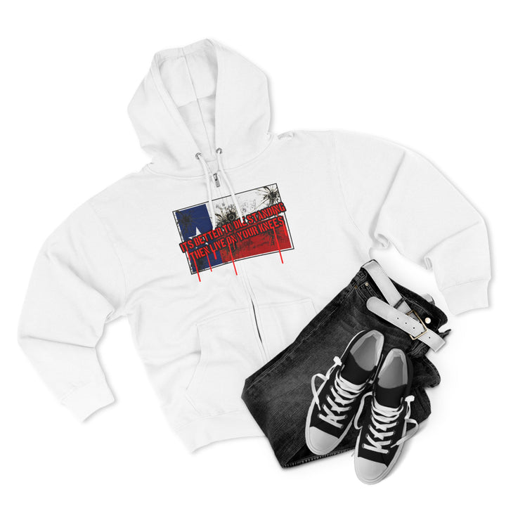 CG ANGRY DOG LONE STAR TEXAS STYLE /LIFT OR DIE ZIP UP