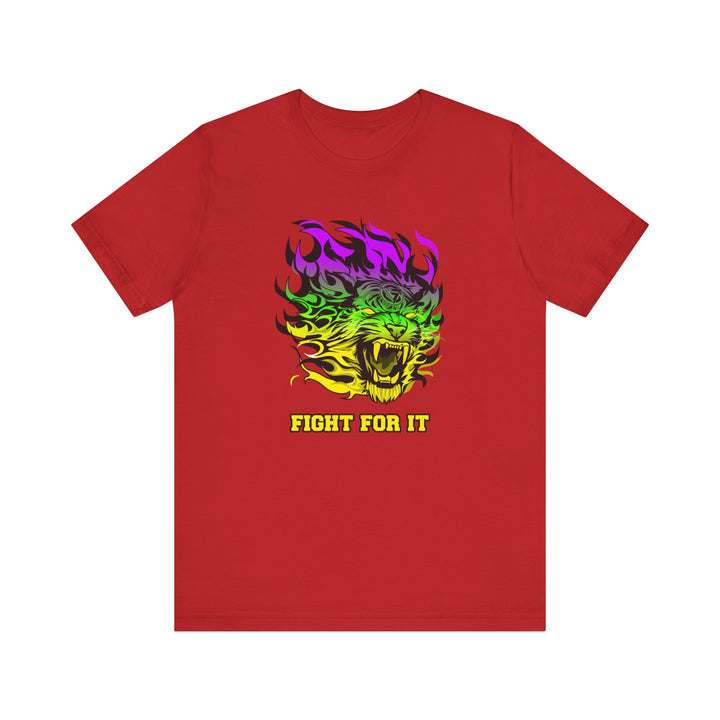 TIGER FLAME YELLOW GREEN PURPLE /FIGHT FOR IT