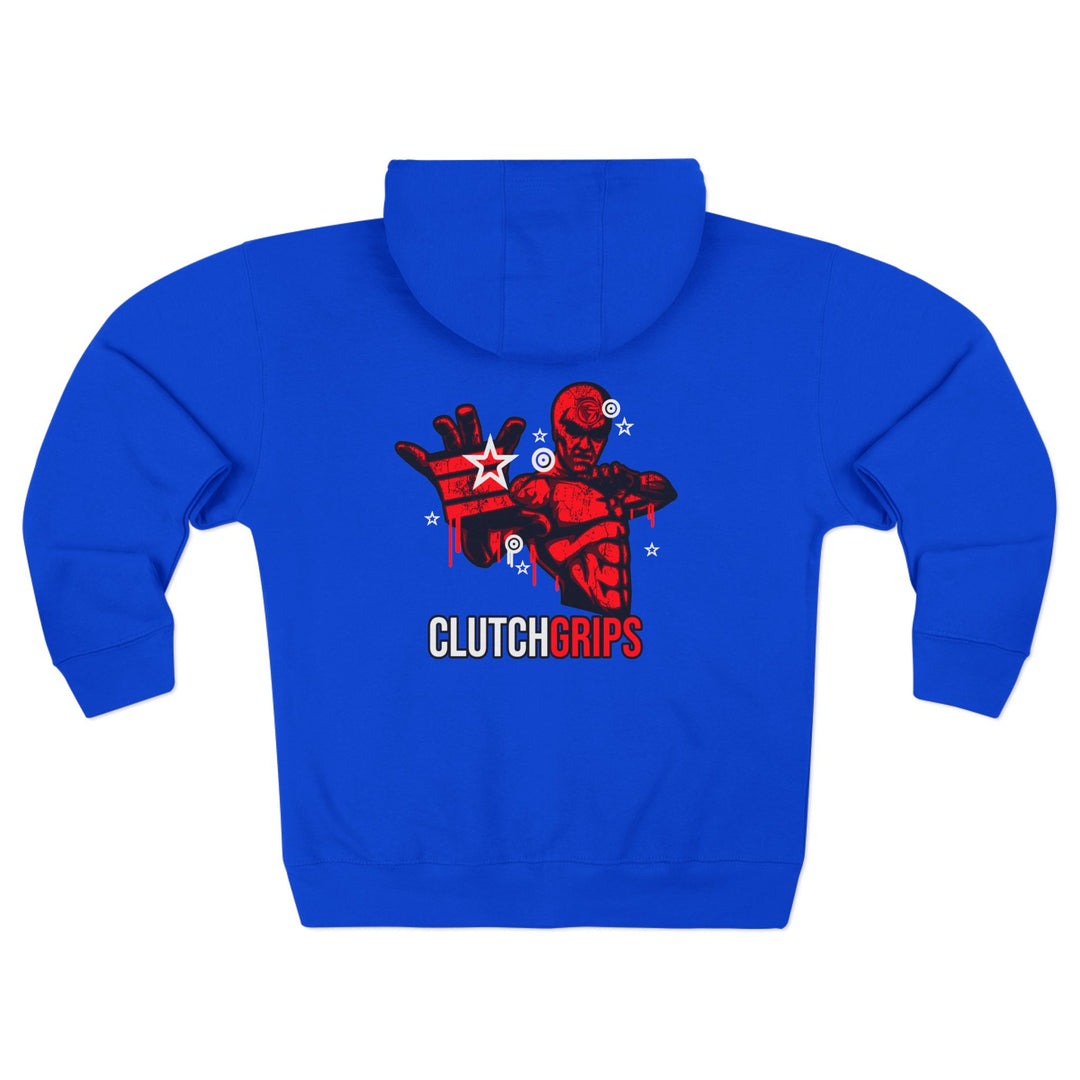 CG MASTER FLASH RED BLACK WHITE /CLUTCHGRIPS ZIP UP