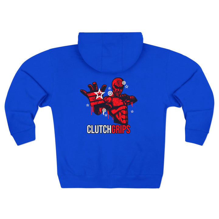 CG MASTER FLASH RED BLACK WHITE /CLUTCHGRIPS ZIP UP