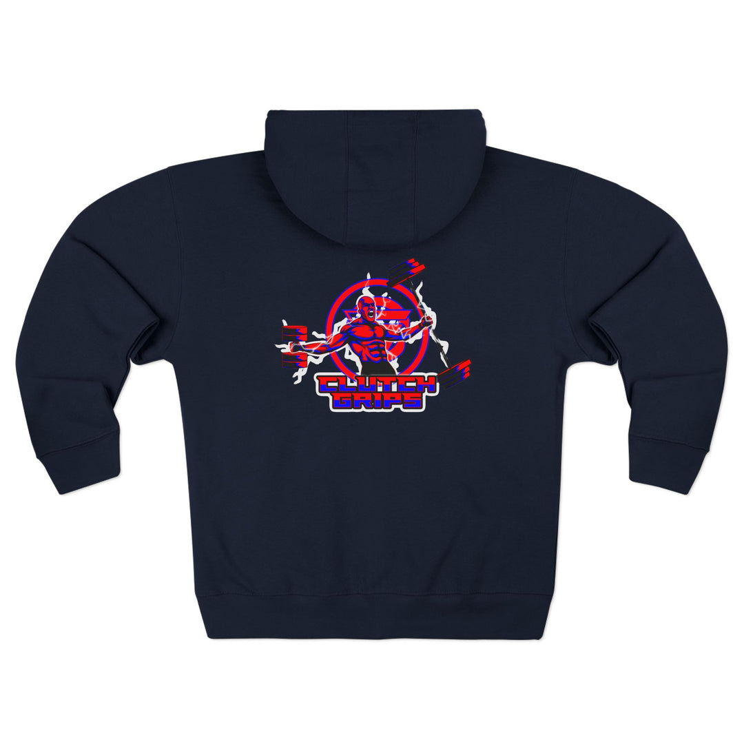 CG SPARTAN LIFT RED BLUE/CLUTCH GRIPS ZIP UP