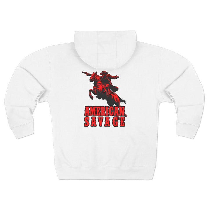 CG OUTLAW RED BLACK /AMERICAN SAVAGE ZIP UP