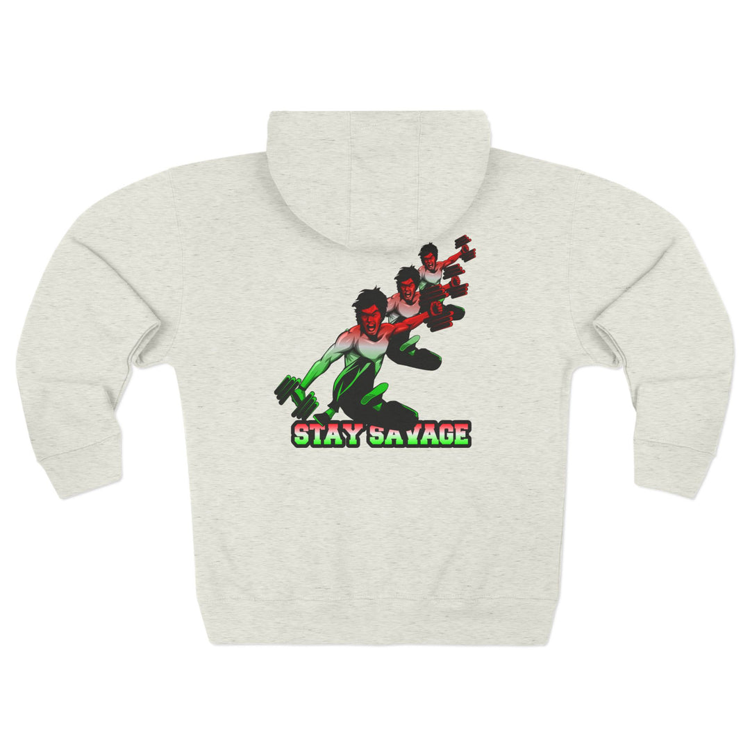 CG LIFT KICK RED WHITE GREEN FADE/STAY SAVAGE ZIP UP
