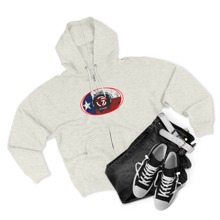 CG SKULL RED WHITE BLUE/STAY SAVAGE ZIP UP