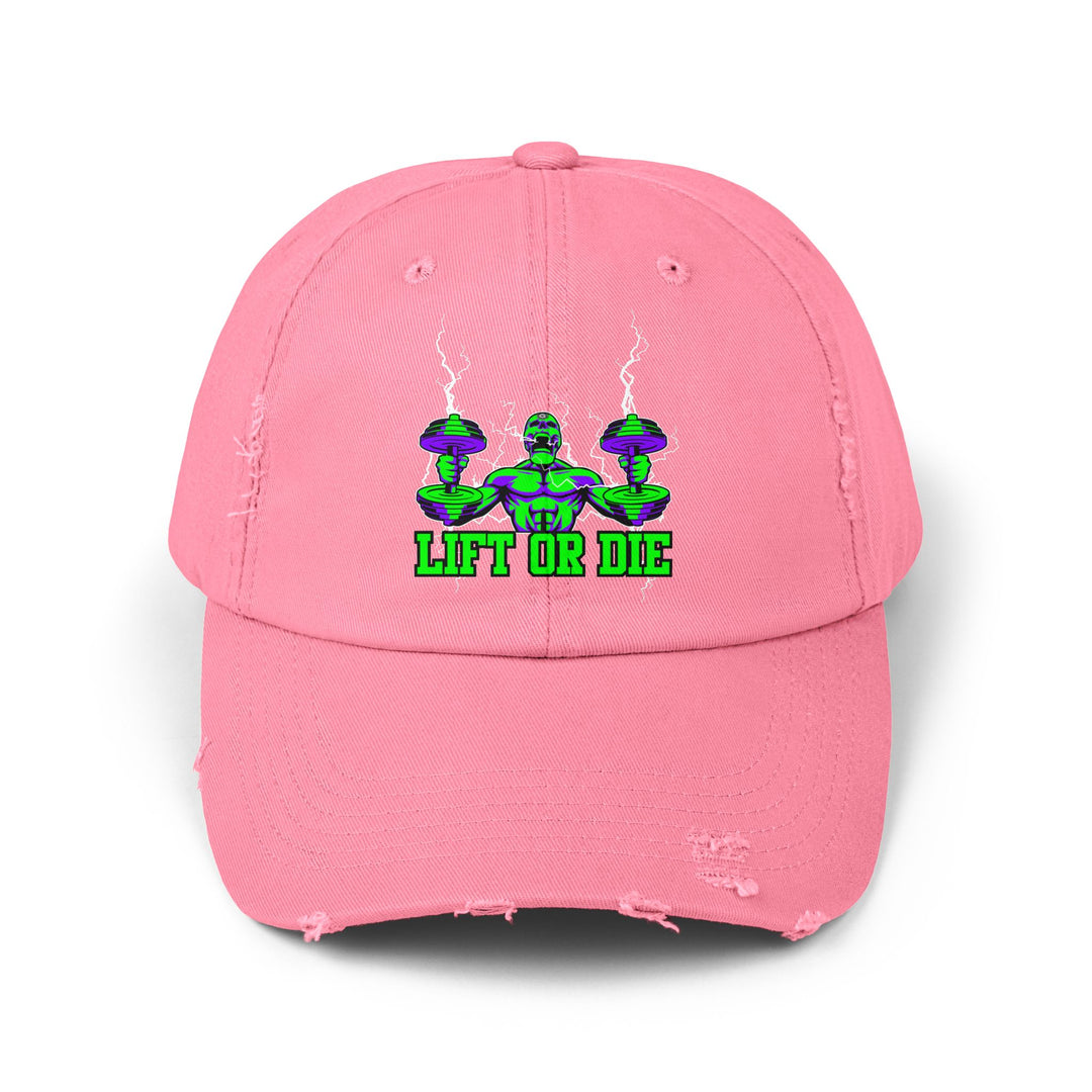 RIDE THE LIGHTNING HYPER PURPLE GREEN/LIFT OR DIE CAP