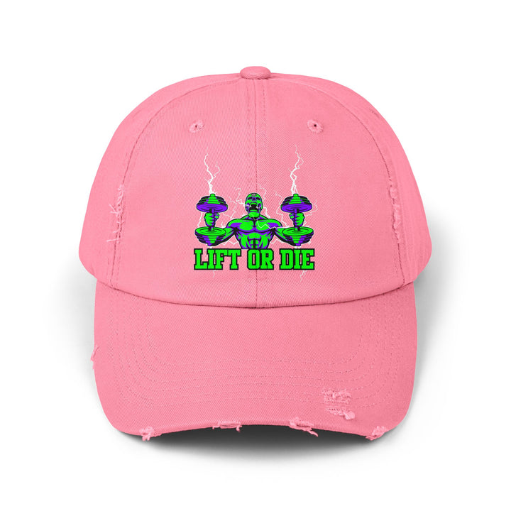 RIDE THE LIGHTNING HYPER PURPLE GREEN/LIFT OR DIE CAP