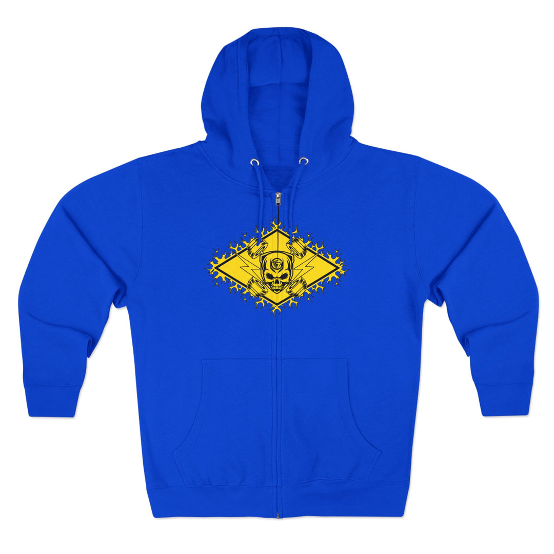 SPARTAN LIFT YELLOW BLACK/READY FOR WAR ZIP UP