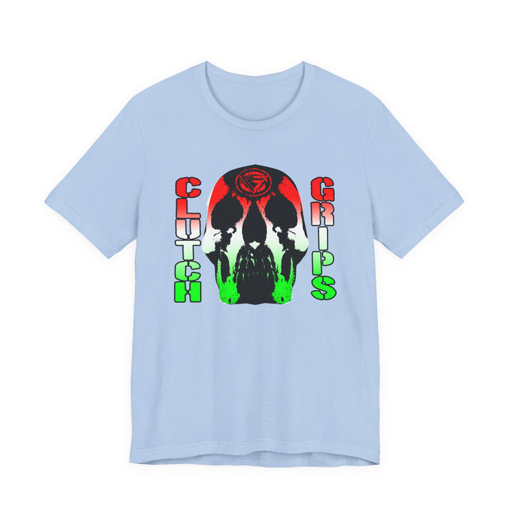 SKULLATOR RED WHITE GREEN FADE/CLUTCHGRIPS