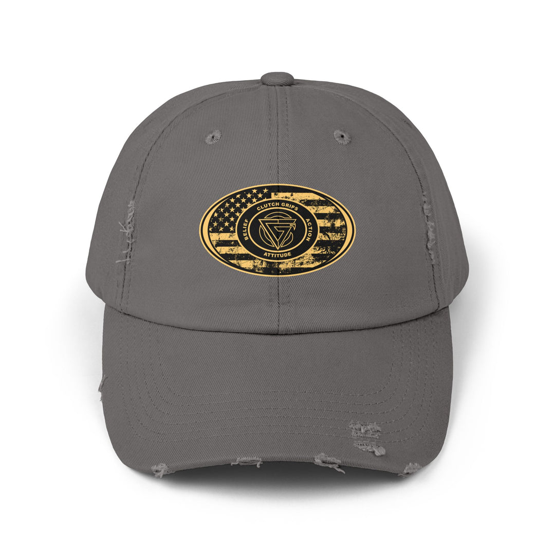CG DESERT WAR DISTRESS OVAL FLAG CAP