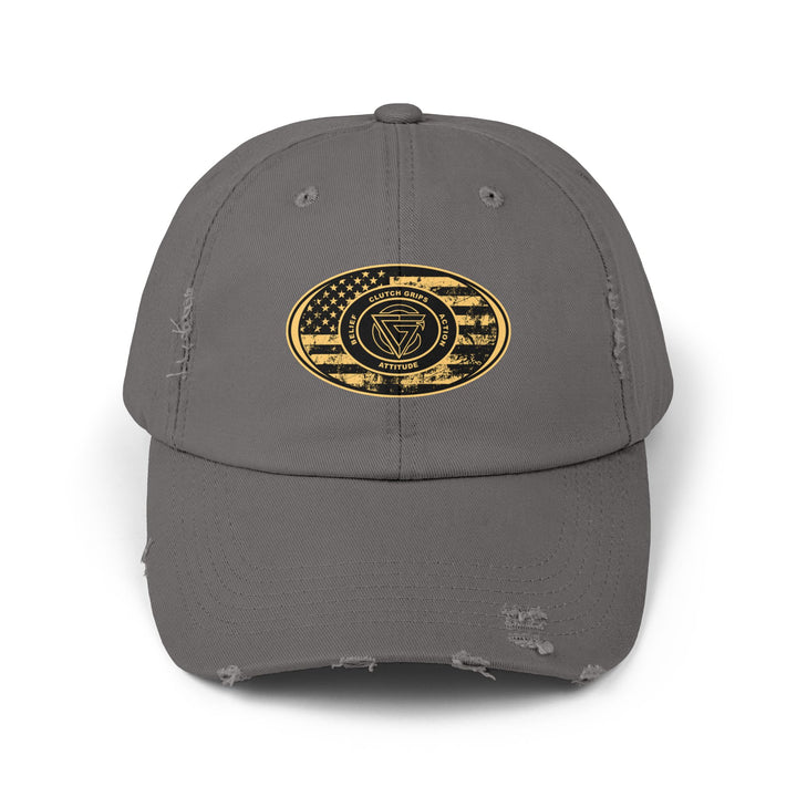 CG DESERT WAR DISTRESS OVAL FLAG CAP