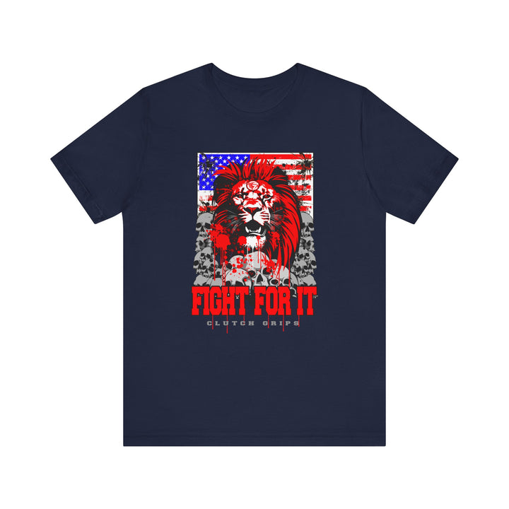 LIONHEART USA FLAG RED WHITE BLUE /FIGHT FOR IT