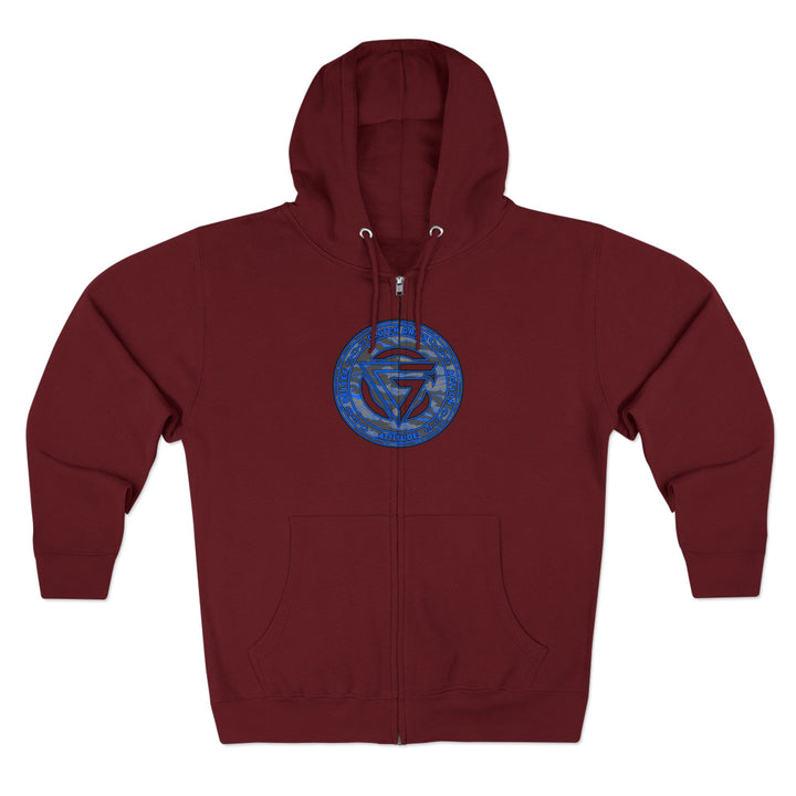 CG ANGRY DOG CAMO BLUE /STAY SAVAGE /ZIP UP