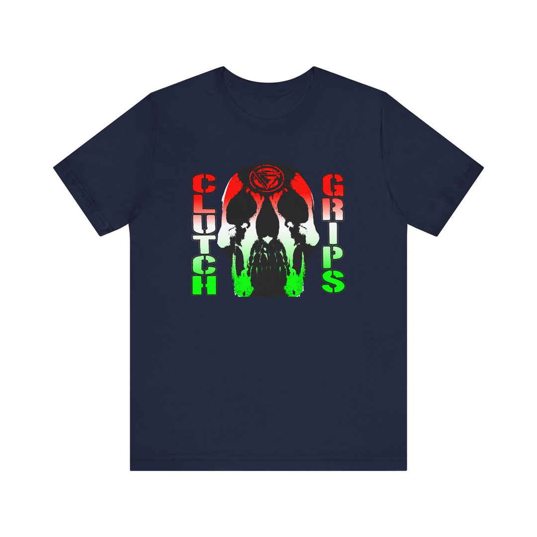 SKULLATOR RED WHITE GREEN FADE/CLUTCHGRIPS