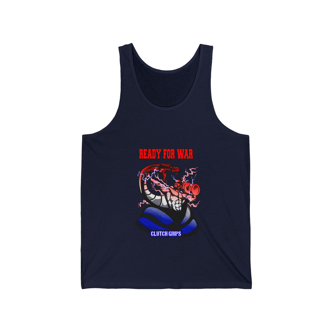 MAC VS SNAKE TANK RED WHITE BLUE /READY FOR WAR