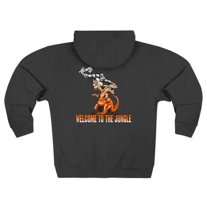 CG APE VS ZILLA 2ND FIGHT ORANGE WHITE FADE /WELCOME TO THE JUNGLE ZIP UP