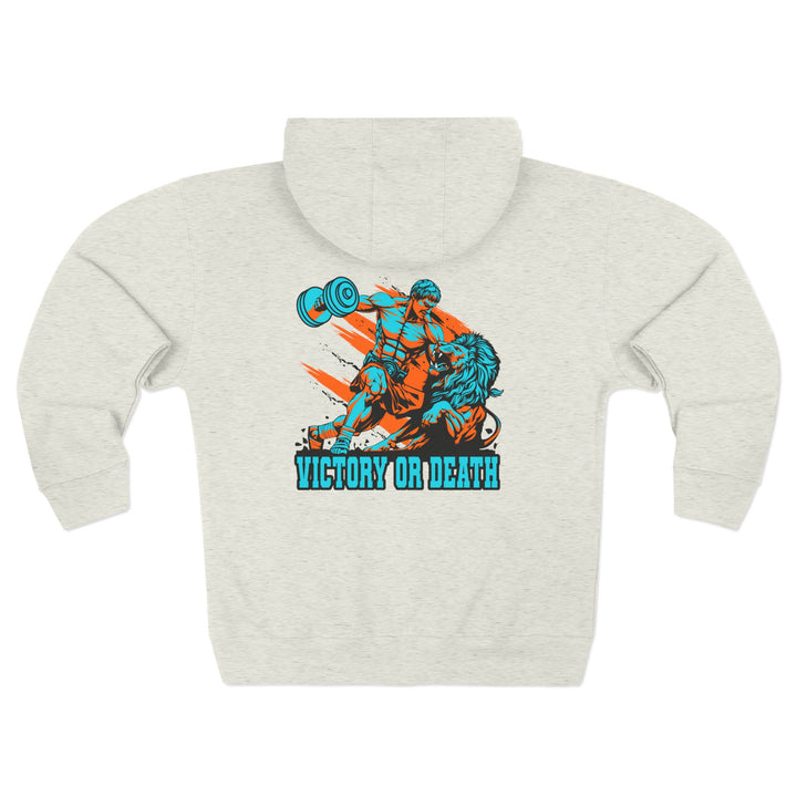 CG COLISEUM MAC VS LION MIAMI COLORS /VICTORY OR DEATH ZIP UP