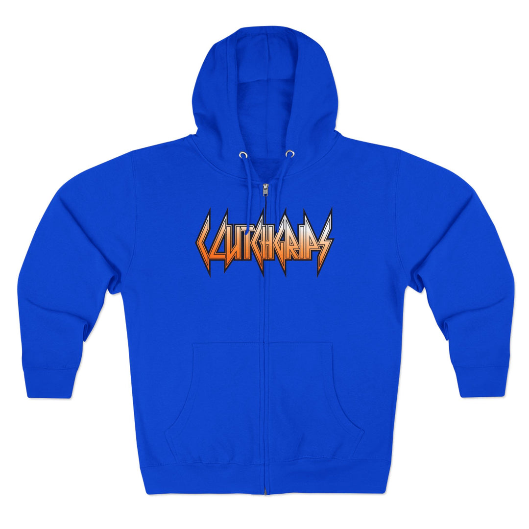 CG SKULLATOR SGL BELL DRAGON TIGER ORANGE WHITE  FADE /READY FOR WAR ZIP UP