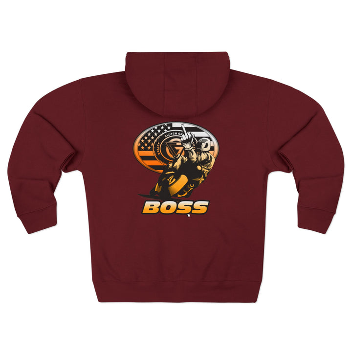 EZ RIDER ORANGE WHITE FADE /BOSS ZIP UP