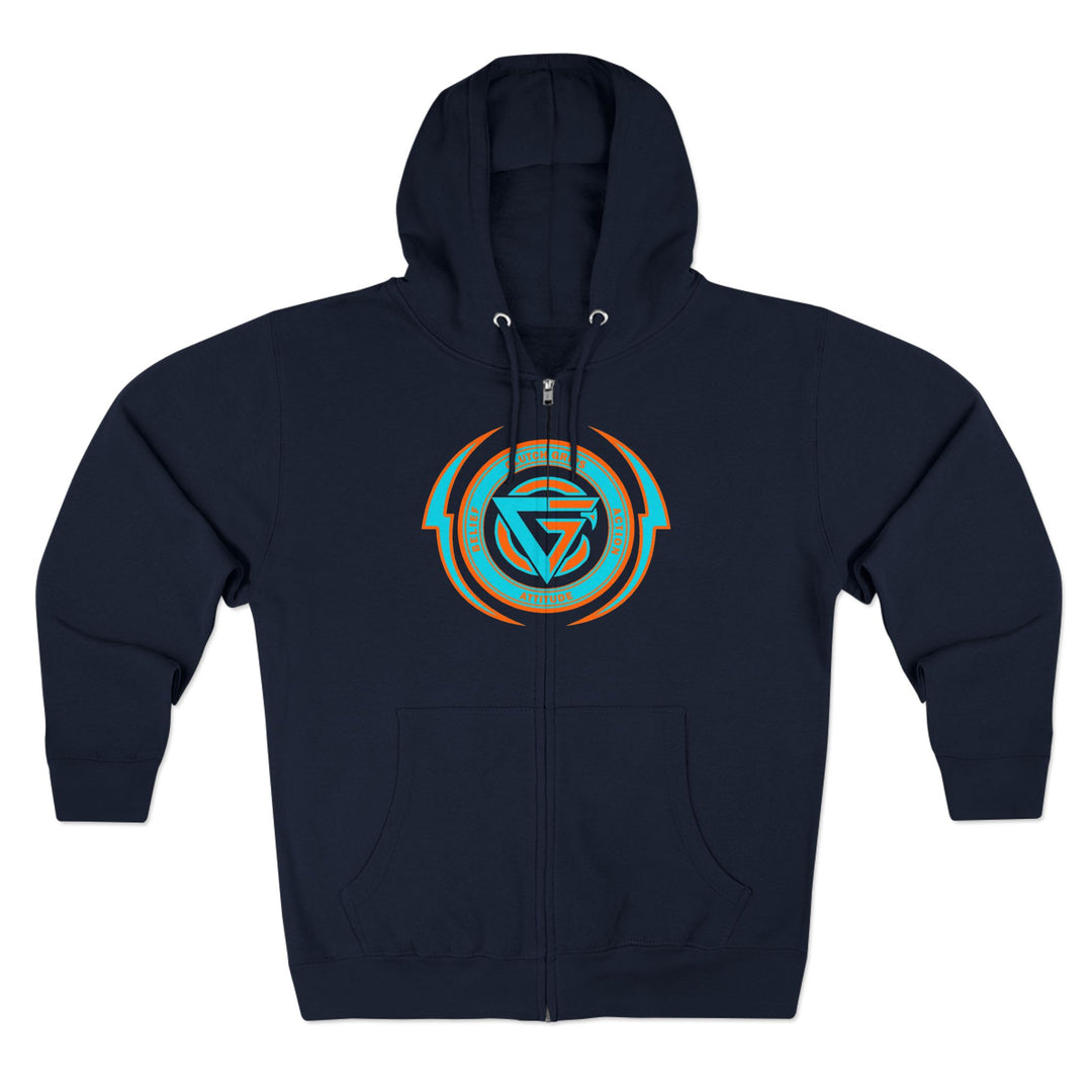 CG BIG MAC CHIEF AQUA ORANGE/WAR ZIP UP
