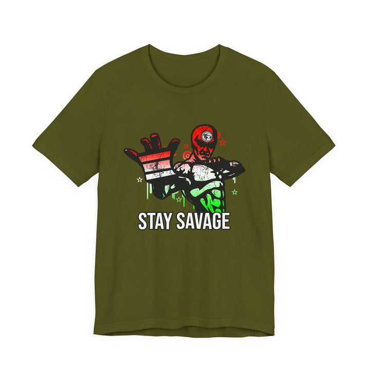 GRIP MASTER MAC RED WHITE GREEN FADE /STAY SAVAGE