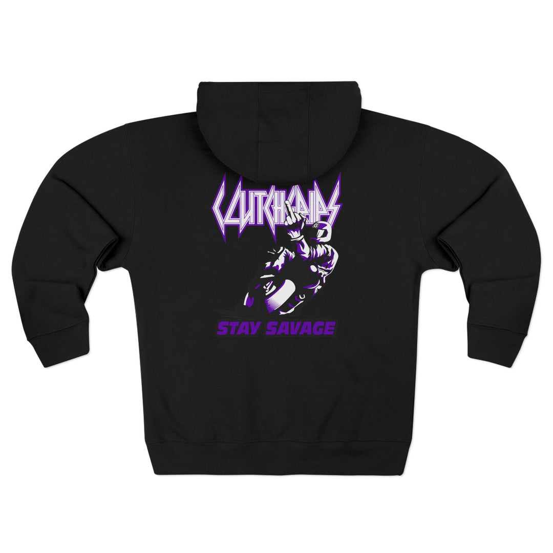 CG EZ RIDER PRUPLE WHITE /STAY SAVAGE ZIP UP