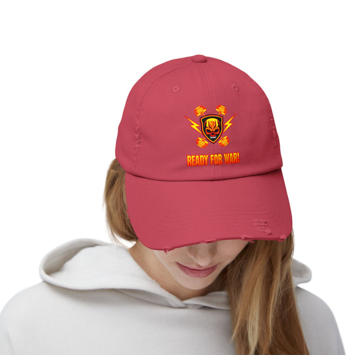CG SKULL DBL BELL ORANGE GOLD/READY FOR WAR CAP