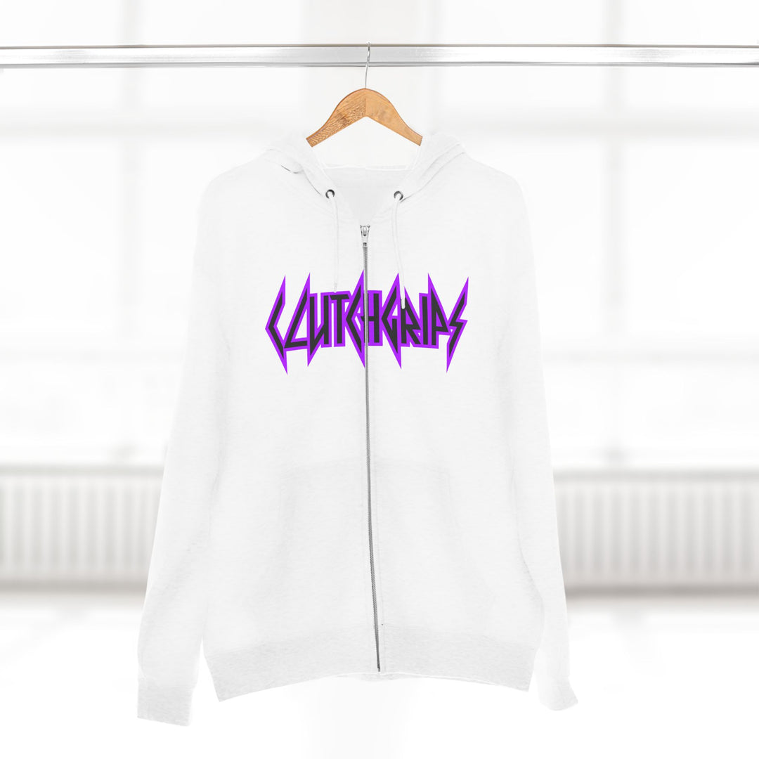 CG SKULL PURPLE NURPLE /LIFT OR DIE ZIP UP