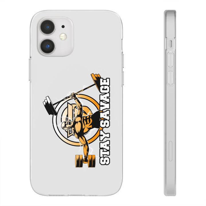 SPARTAN LIFT ORANGE WHITE PHONE CASE/STAY SAVAGE