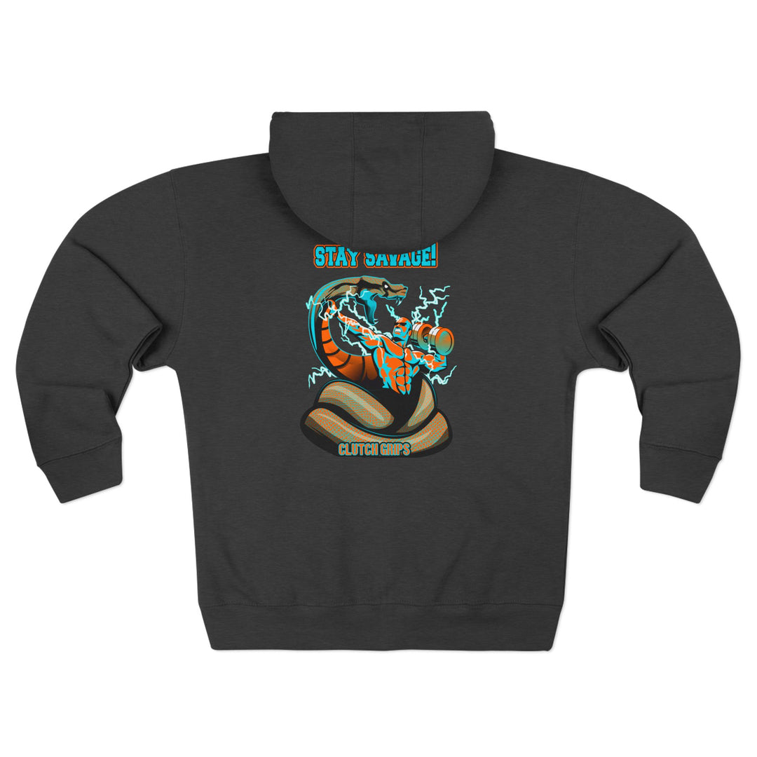 MAC VS SNAKE AQUA MIAMI DIAMOND FRONT /STAY SAVAGE ZIP UP