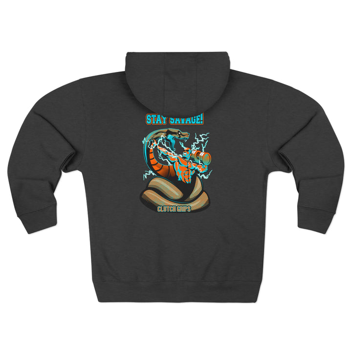 MAC VS SNAKE AQUA MIAMI DIAMOND FRONT /STAY SAVAGE ZIP UP