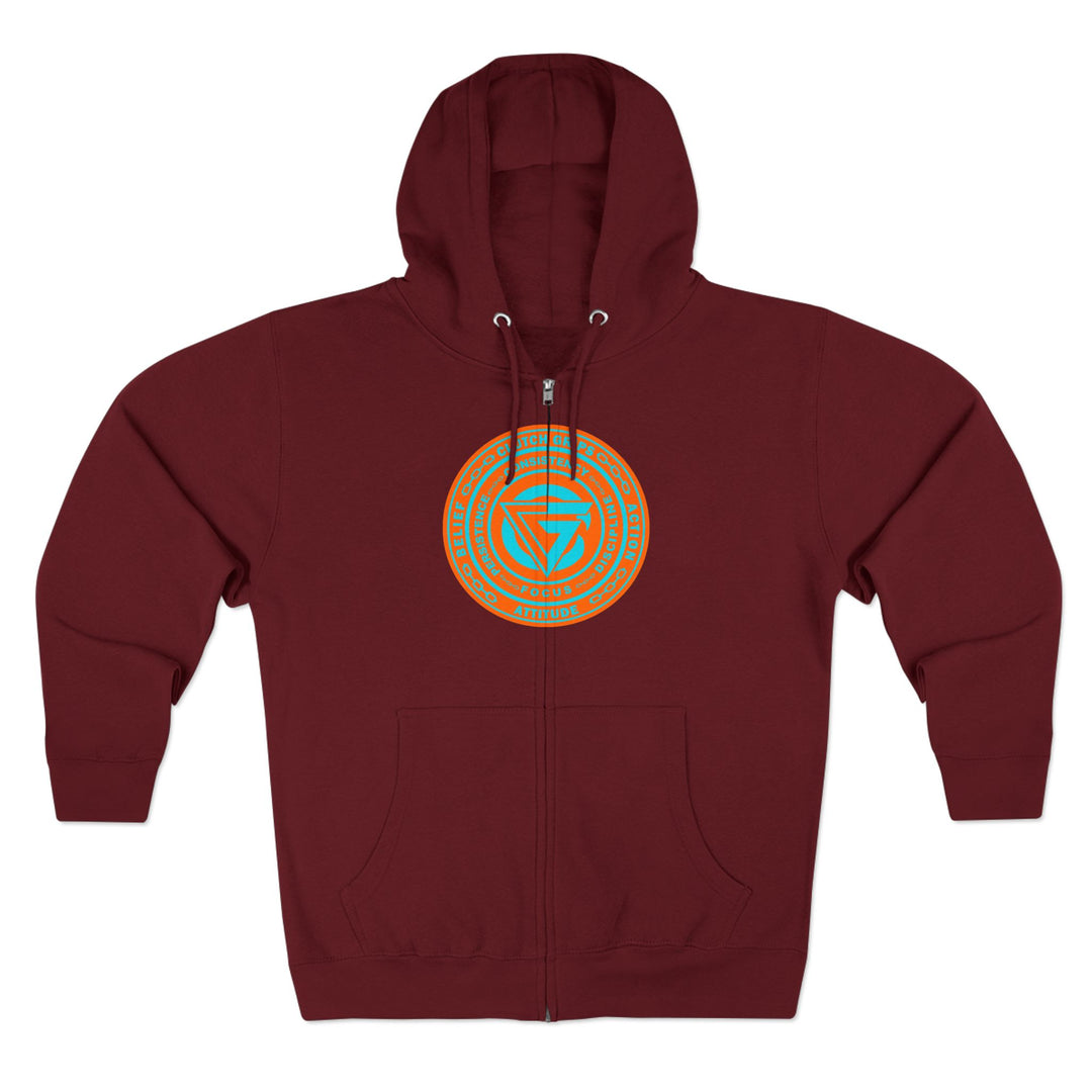 CG COLISEUM MAC VS LION MIAMI COLORS /DOMINATE ZIP UP