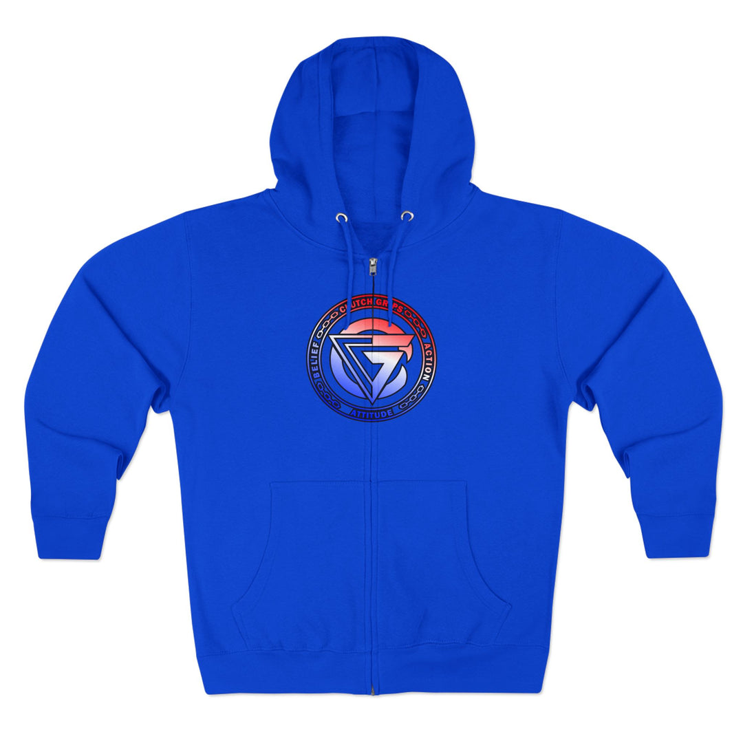 CG SERPENT SLAYER RED WHITE BLUE FADE /STAY SAVAGE ZIP UP