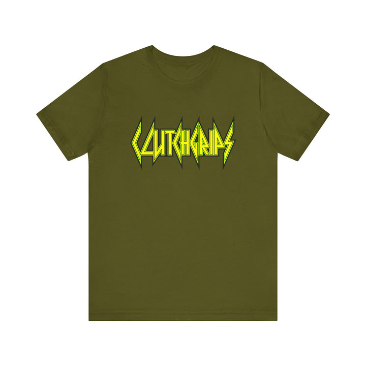 CLUTCHGRIPS YELLOW GREEN TEE