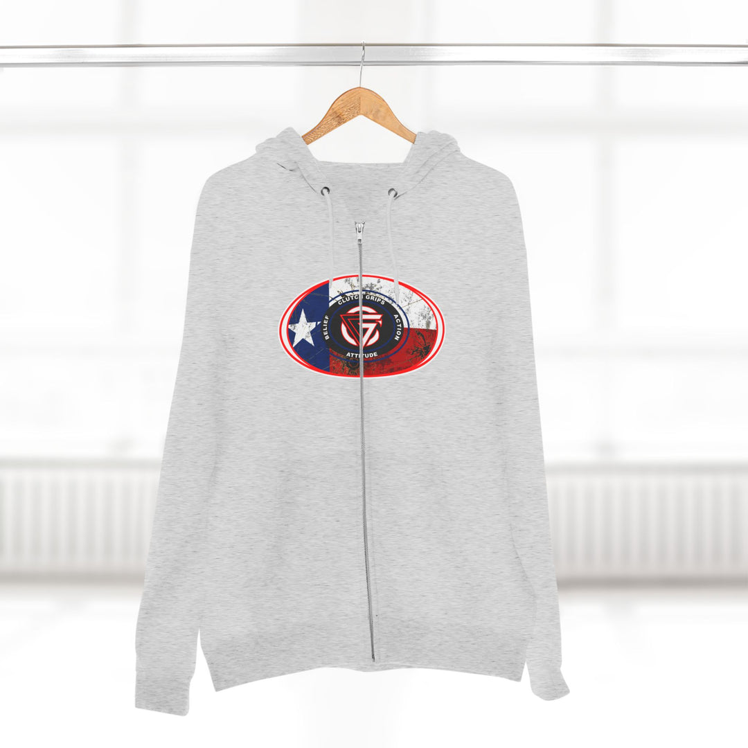 CG SKULL RED WHITE BLUE/STAY SAVAGE ZIP UP