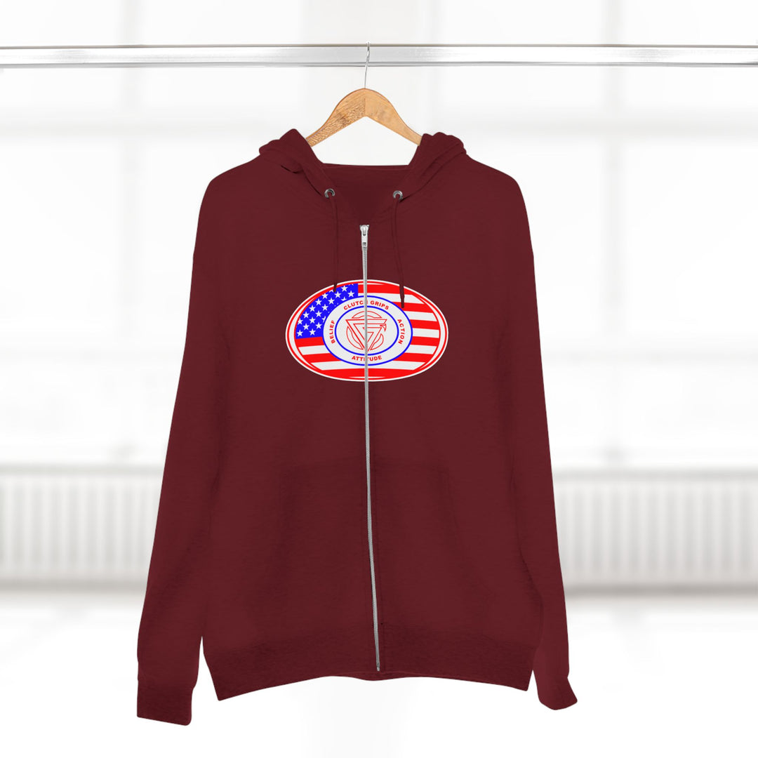 CG ANGRY DOG USA/LIFT OR DIE ZIP UP