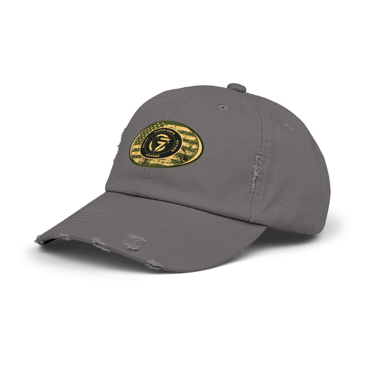 CG AFGHANISTAN DISTRESSED TRIBUTE FLAG OVAL CAP