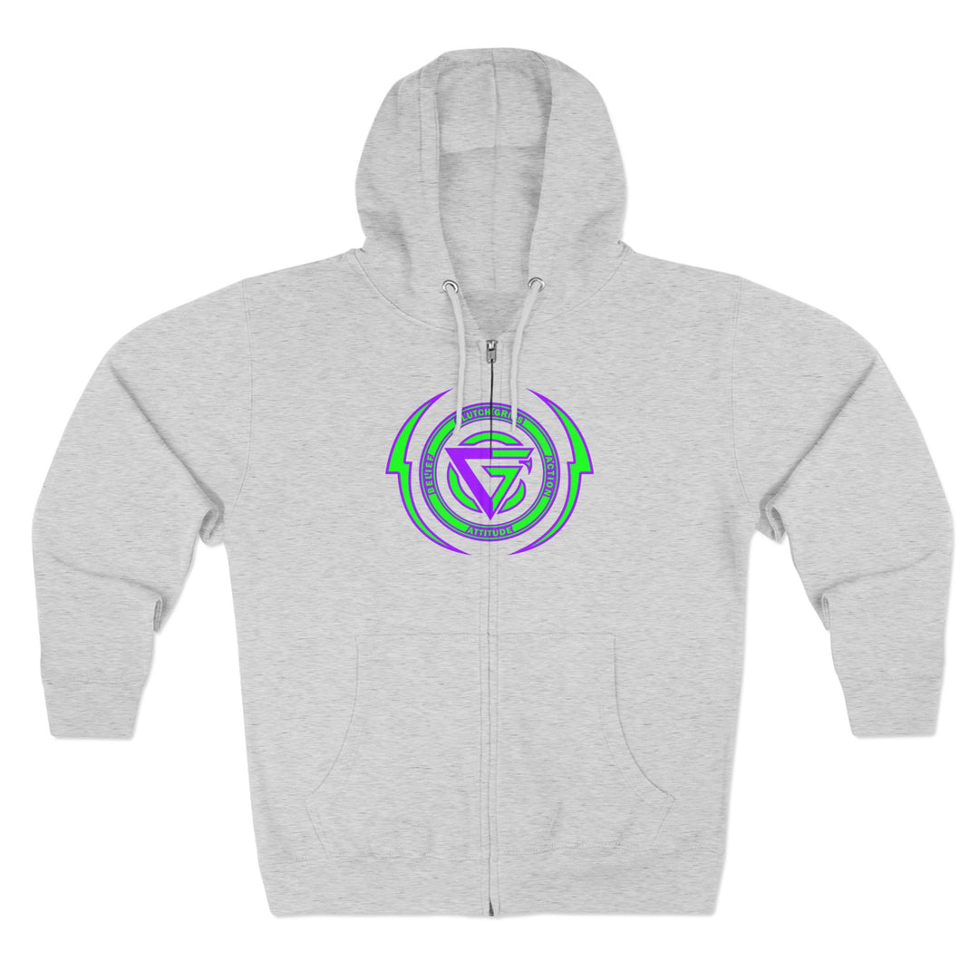 CG MAC JUMP PURPLE GREEN/LIFT HARDER ZIP UP