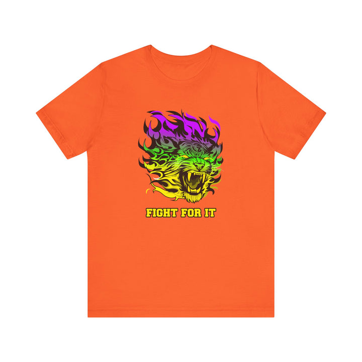 TIGER FLAME YELLOW GREEN PURPLE /FIGHT FOR IT