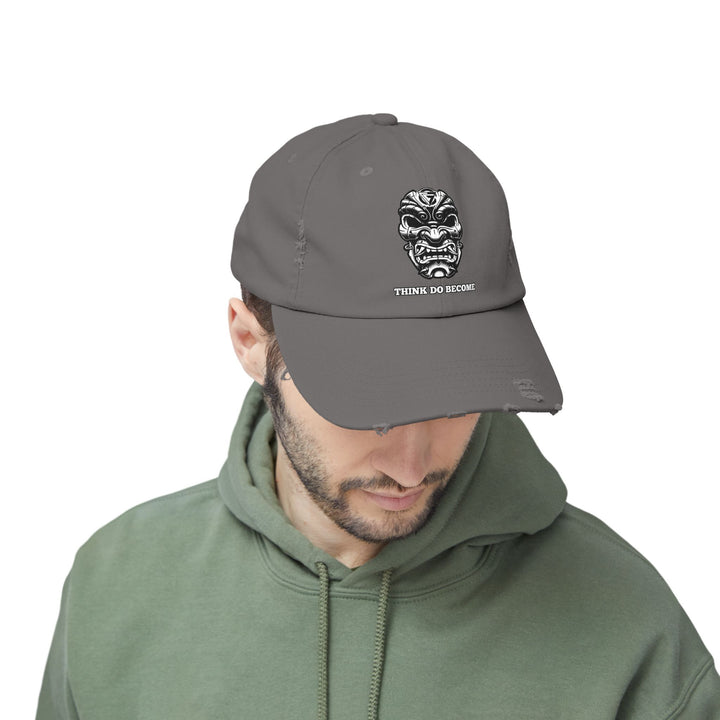 CG SAMURAI MASK WHITE BLACK /THINK DO BECOME CAP