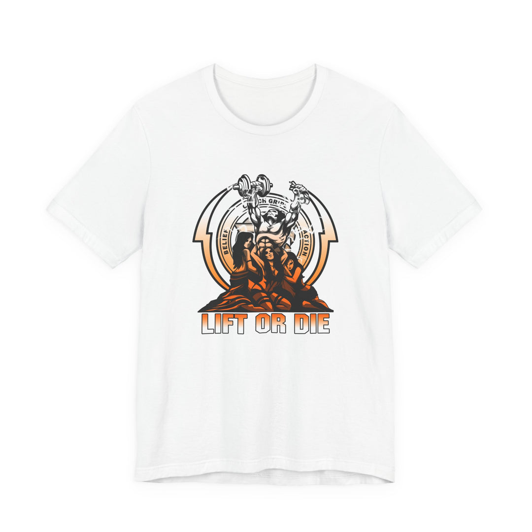 CG CONFIDENCE MAN ORANGE TO WHITE FADE /LIFT OR DIE