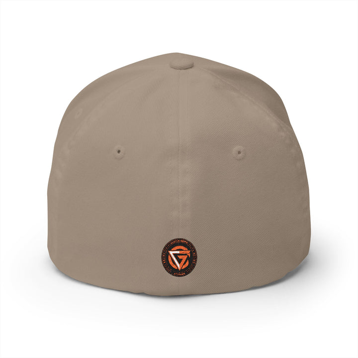 CG FINAL BOSS RED BLACK LOGO /FLAG /STAY SAVAGE Closed-Back Structured Cap (Embroidery)